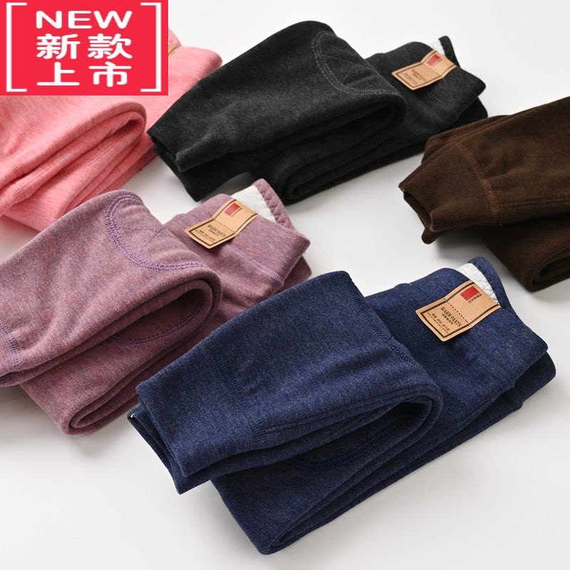 可莉允美雅碧儿童高腰护肚保暖裤 打底裤 男女童双层恒温棉裤秋冬款童装图片