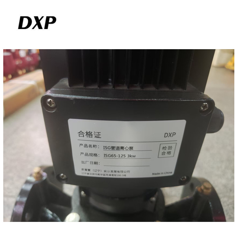 DXP ISG管道离心泵 ISG65-125 3kw 台高清大图