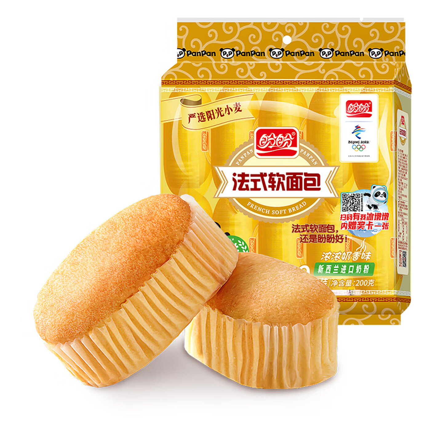 盼盼 法式软面包200g/袋