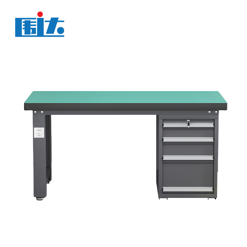围达 重型钳工台工具桌 210*75*80cm四抽 张高清大图