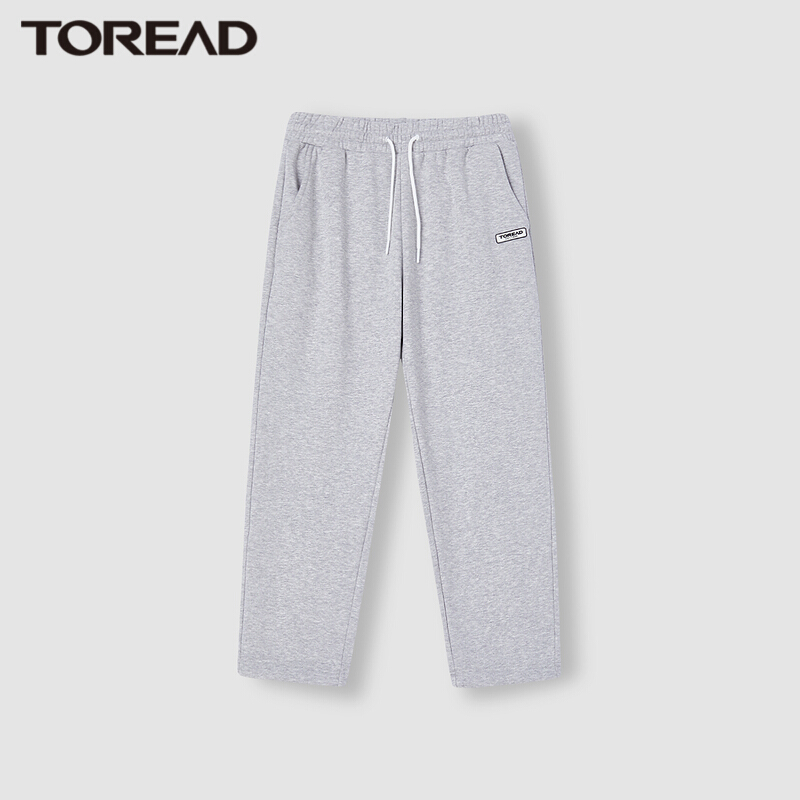 探路者旅行裤户外女士保暖休闲卫裤厚款防风针织符合绒长裤2021秋冬季新款女式户外运动休闲裤