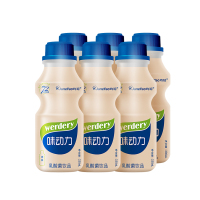 均瑶味动力原味乳酸菌饮品 0脂肪益生菌饮料 大瓶装 330ml*6