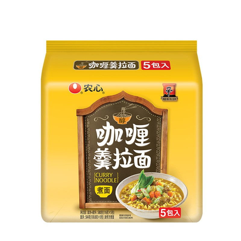 农心 咖喱羹拉面五连包 116g*5