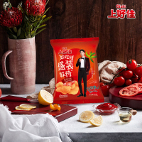 王一博同款 上好佳 田园薯片 番茄味 80g 膨化休闲零食小吃办公室宅家