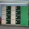 固乐佳ABS塑料更衣柜澡堂浴室不锈员工储物柜健身房游泳防水学生书包柜-墨绿-310*326*508