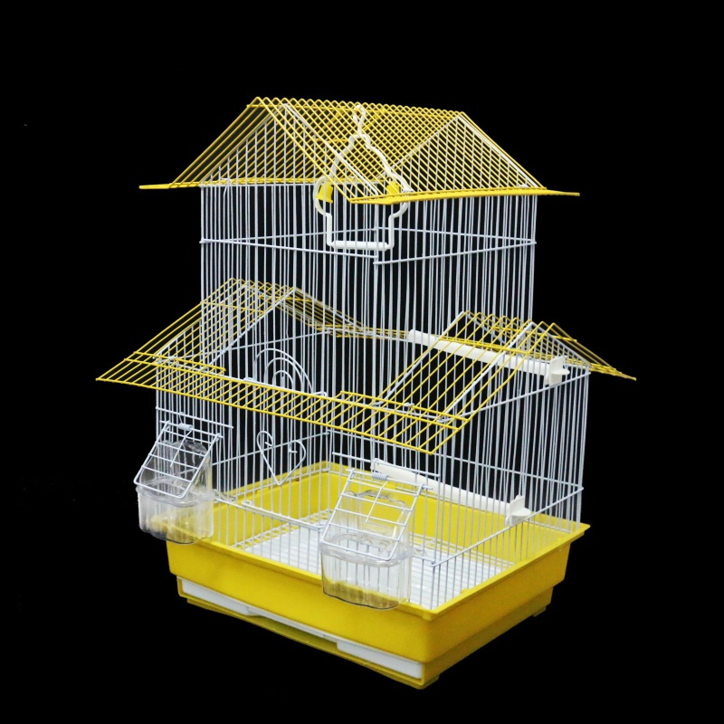 虎皮鹦鹉鸟笼牡丹玄凤大号别墅笼子文鸟珍珠小号铁艺金属小鸟