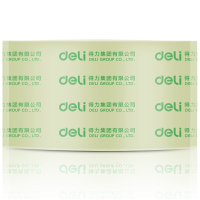 得力30369封箱胶带60mm*100y*50u m得力透明封箱胶带 打包胶带不易断胶布