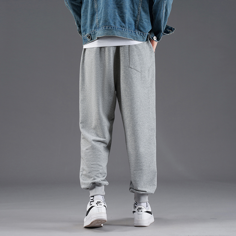 束脚裤男士休闲宽松百搭长裤子春秋款束腿篮球裤男生运动卫裤休闲裤