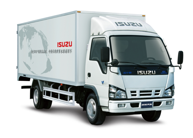 庆铃五十铃牌600p厢式运输车