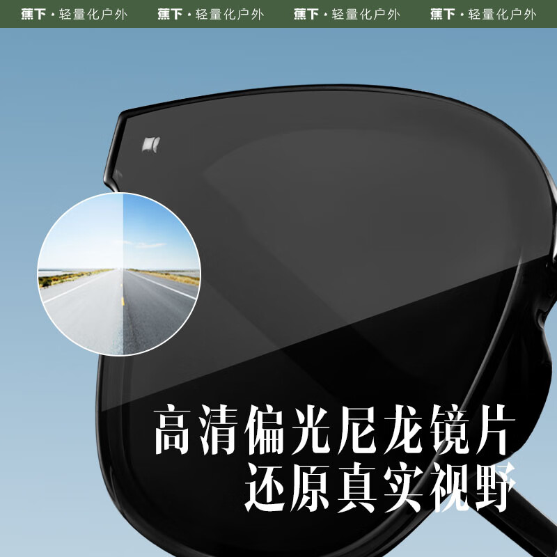 蕉下(BENEUNDER)昼望系列可折叠墨镜高清大图