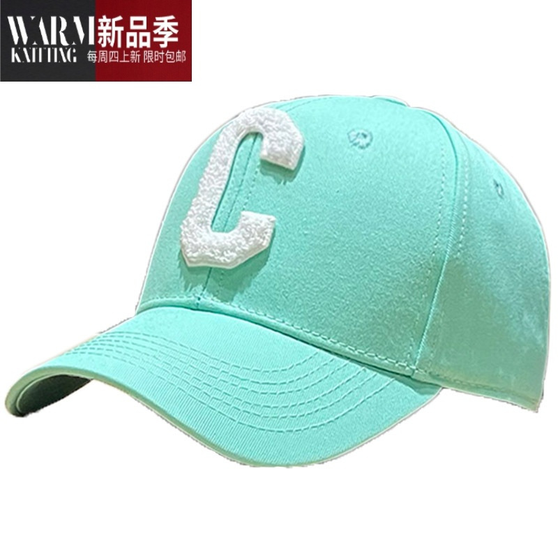 SHANCHAO帽子女款2023新款棒球帽时尚街拍遮阳帽C字母鸭舌帽潮
