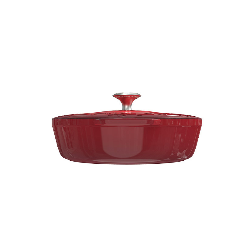 宝玑 琅彩系列海鲜珐琅铸铁锅经典红 28cm BGA2601