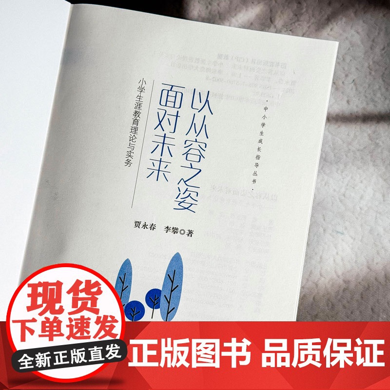 以从容之姿面对未来 小学生涯教育理论与实务 中小学生成长指导丛书 正版 华东师范大学出版社高清大图