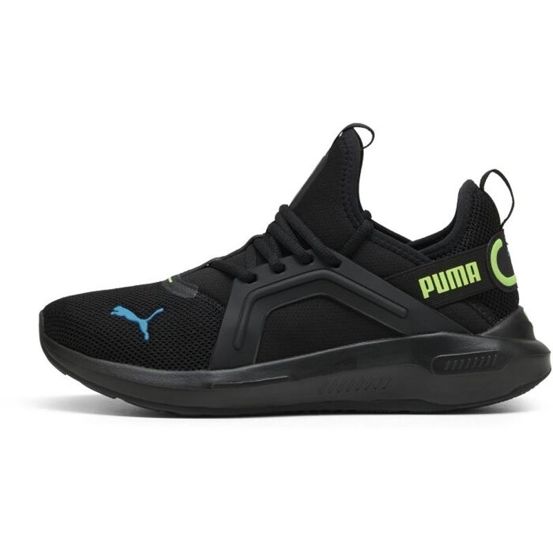 彪马(Puma)舒适缓震透气男鞋休闲运动潮流室内健身综合训练鞋 black_(black_/_light_green_/_b 41