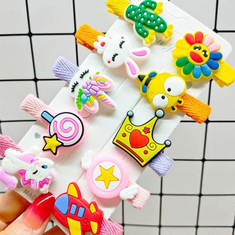 儿童发夹头饰夹碎发夹子女童水果夹刘海小夹子发夹流沙水果小花草莓10