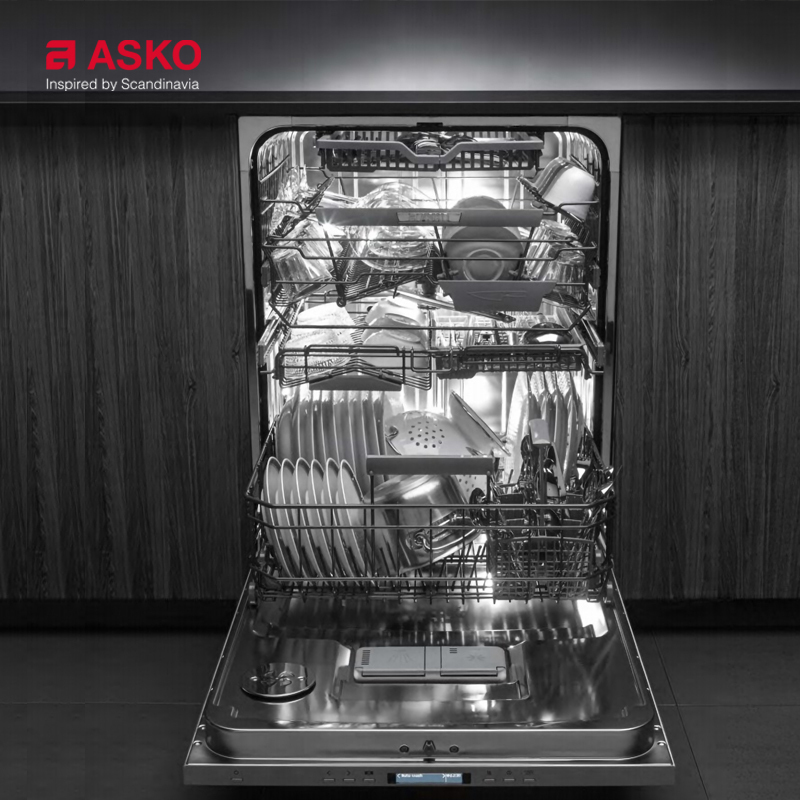 雅士高asko欧洲原装进口全自动洗碗机嵌入式大容量15套dfi655bcn