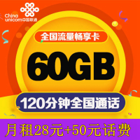 联通无限流量上卡 4g纯流量 语音码电话大王卡 校园套餐 全国通用 大流量卡手机卡沃派