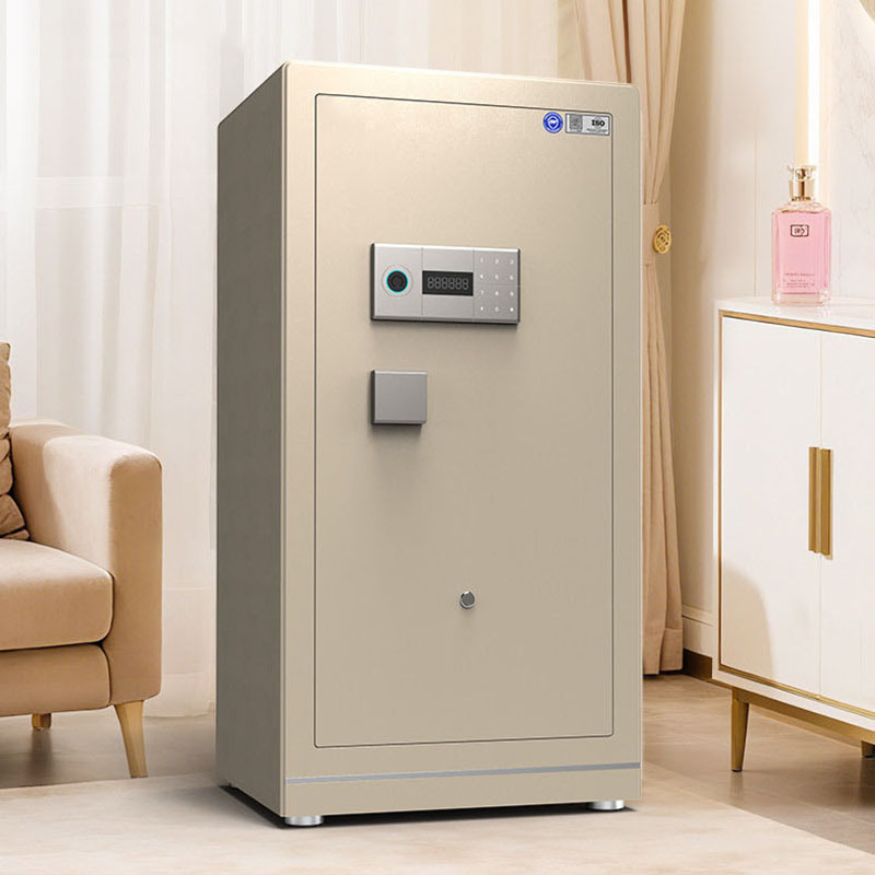 保险柜新款CSP国标认证保险箱小型指纹一体保险柜 100cm洛可金 指纹密码 -c级锁芯 远程授权