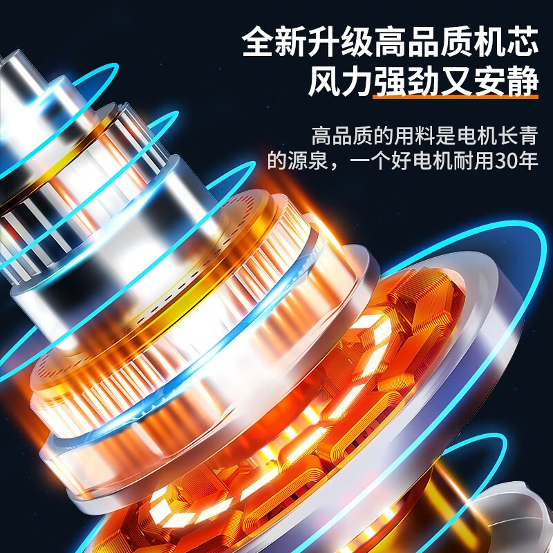 钻石牌(DIAMOND) 壁扇壁挂风扇挂壁式电风扇家用客厅墙壁摇头挂扇挂式工业电扇大风力宿舍餐厅 FB-40-3五叶机械
