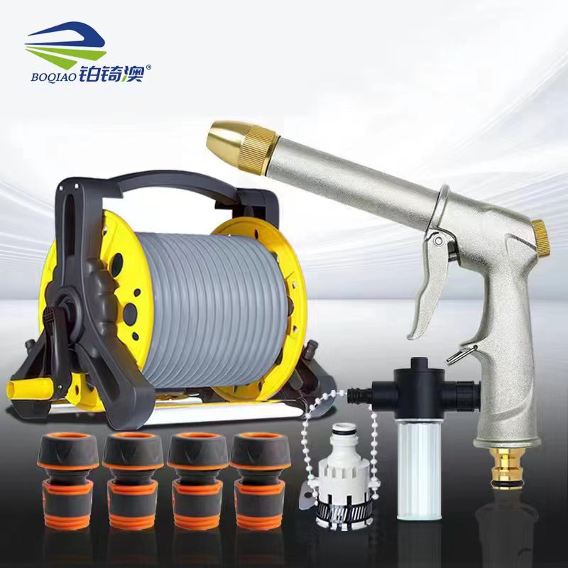 铂锜澳 洗车水枪高压手提式套装 /套(25米水管+泡沫器)高清大图
