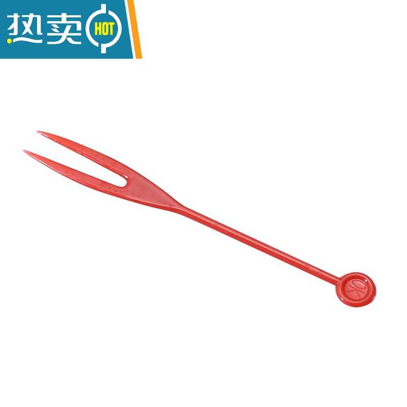 敬平水果叉子单独包装KTV酒吧透明塑料水果签果插小叉子 OK叉彩色 1万支高清大图