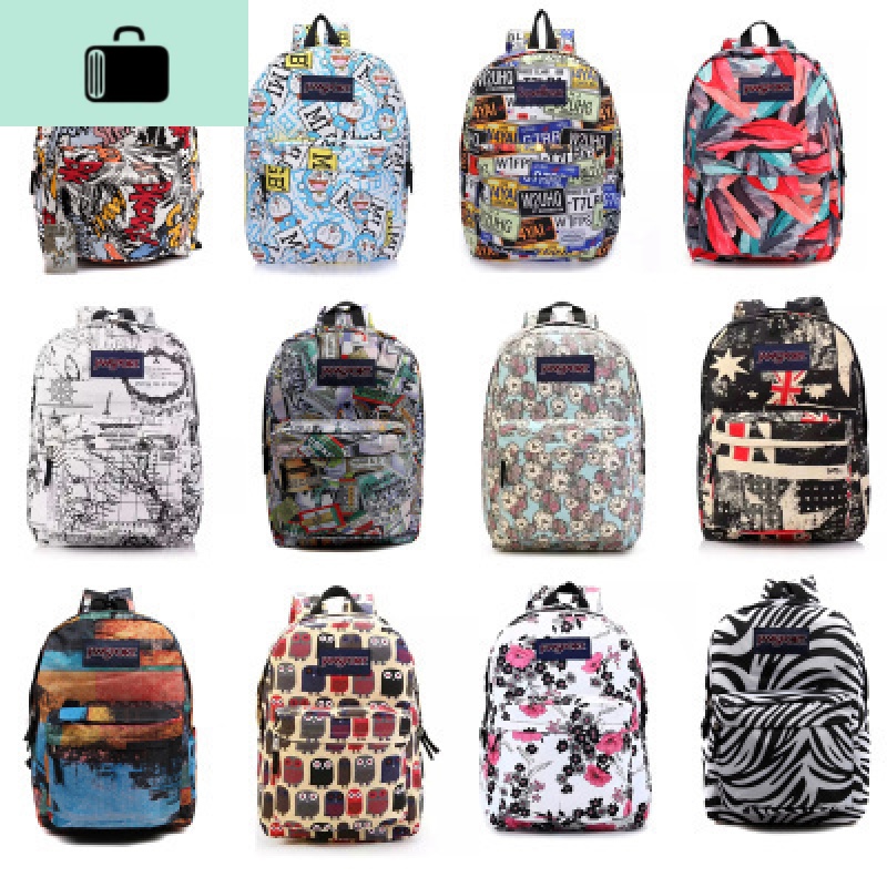 2020双肩包潮流时尚帆布男女初中高中学生书包休闲电脑背包旅行包NEWLAKE高清大图