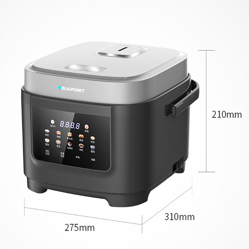 (顺丰发货)蓝宝(BLAUPUNKT)智能预约电饭煲4L 黑色 BP-FB197K