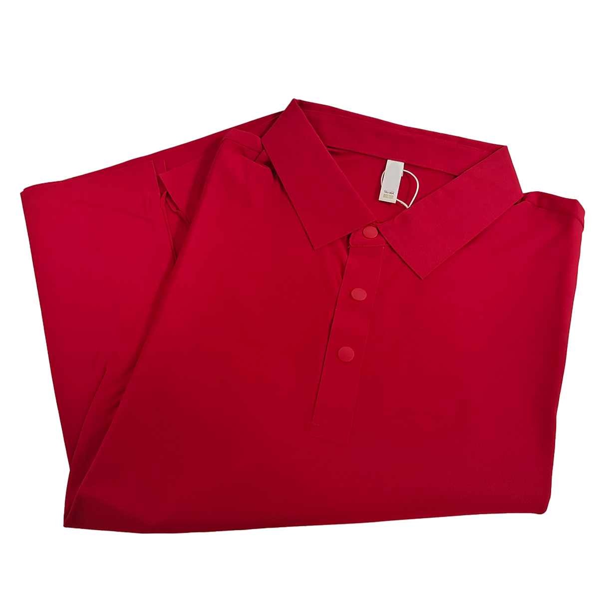鸽护 短袖POLO定制 抗皱大红 件高清大图