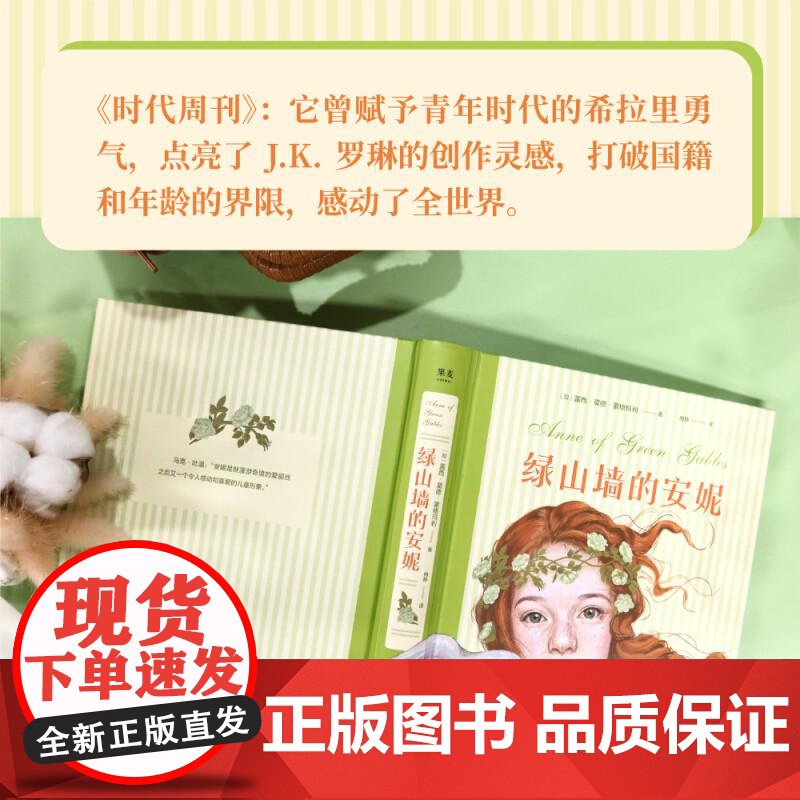 绿山墙的安妮 满怀热忱的红发少女 勇敢为自己争取专属的一席之地的故事 成长觉醒之书少女 童年 治愈 逆境 果麦文化高清大图
