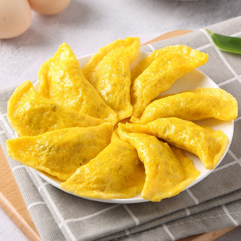 暖男厨房黄金蛋饺165g5包早餐鸡蛋饺子冷冻速食火锅食材视频