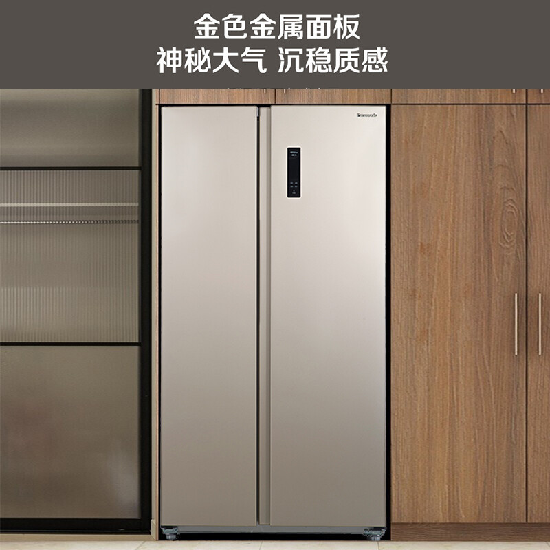 [咨询有惊喜]松下(Panasonic) 632升大容量双开门变频风冷无霜两门家用对开门冰箱NR-B631WP-GH