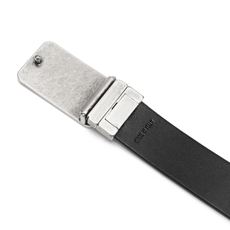 阿玛尼emporioarmani男士徽标印花复古做旧搭扣可裁剪双面皮带腰带y4s