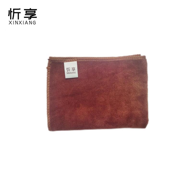 忻享 咖色吸水纤维抹布60*30cm/条