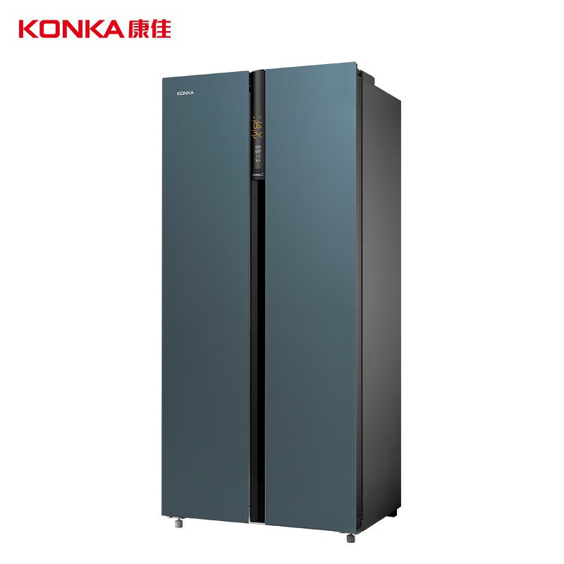 康佳(KONKA) 605L风冷对开门电冰箱 一级变频云离子养鲜 BCD-605WD5EBLP