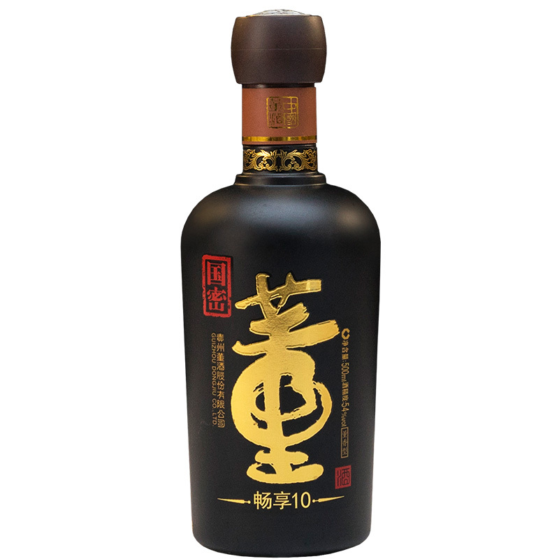 董酒(畅享10)54度500ml*6瓶箱装董香型白酒