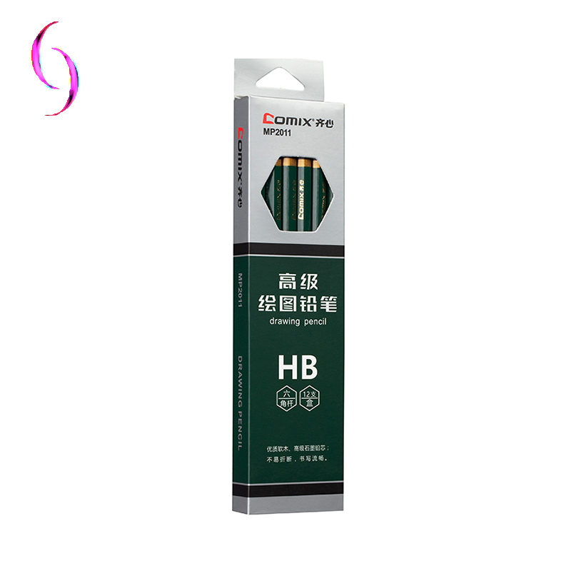齐心 MP2011 高级绘图铅笔 HB 12支/盒
