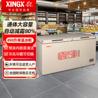 星星BD/BC-501A 商用冰柜大容量501升 卧式冷藏冷冻单温转换冷柜 深冷速冻保鲜雪柜