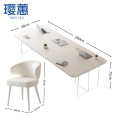 璎蕙 休闲桌 120*60*75cm 张 接待桌200cm+6椅套