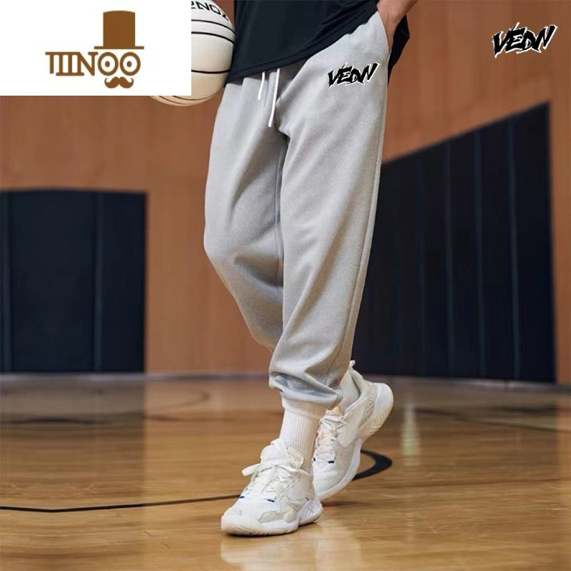 YANXU维动重塑长裤运动男束脚美式训练卫裤宽松休闲篮球扎袜薄款