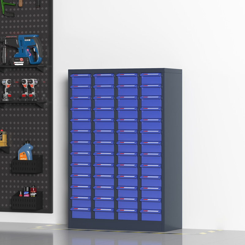 臻远 ZYLJG-W44 零件柜 52抽蓝色无门大号 722*300*1106高清大图