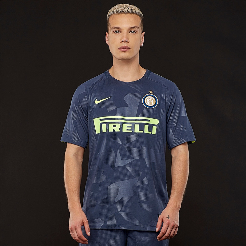 耐克NIKE 国际米兰17-18男第二客场足球队服国米短袖球衣847272-472