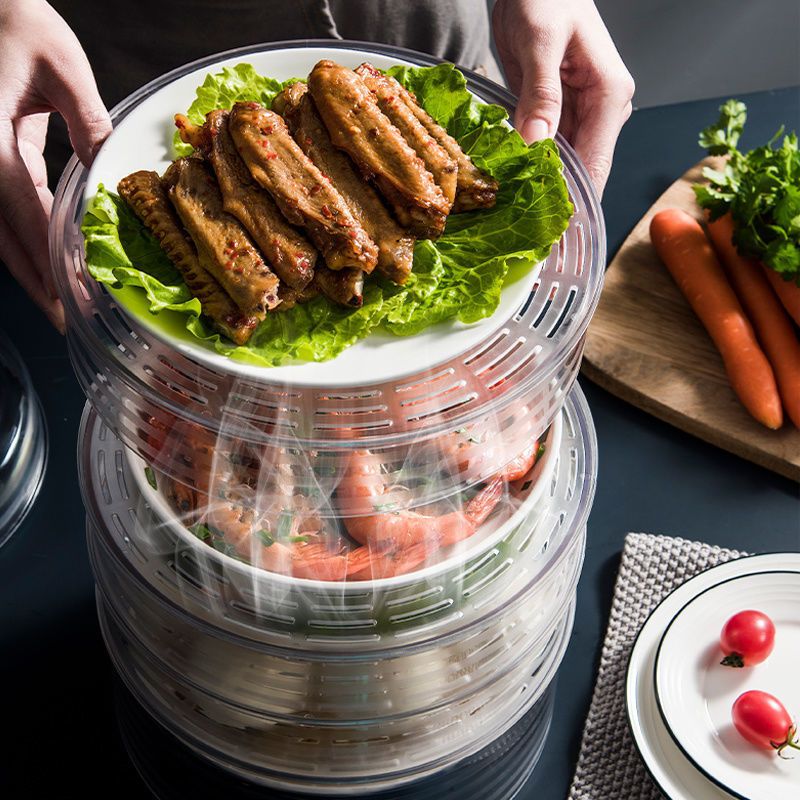 矮款1个装 保温菜罩饭菜食物罩冬季加厚防尘加热餐桌保暖饭罩子剩菜盖菜神器