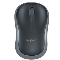 罗技（Logitech）M185（M186）无线鼠标 黑色灰边