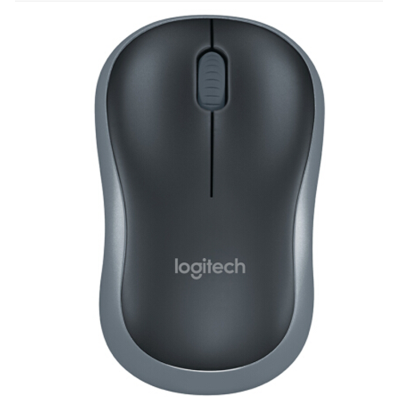 罗技（Logitech）M185（M186）无线鼠标 黑色灰边