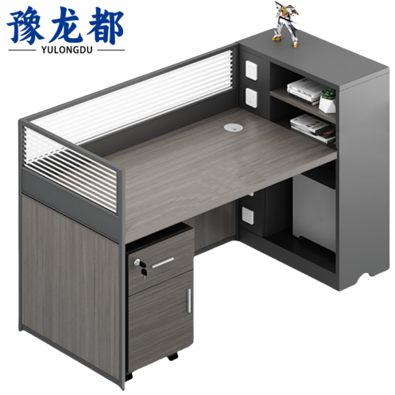 豫龙都办公桌单人位张高清大图
