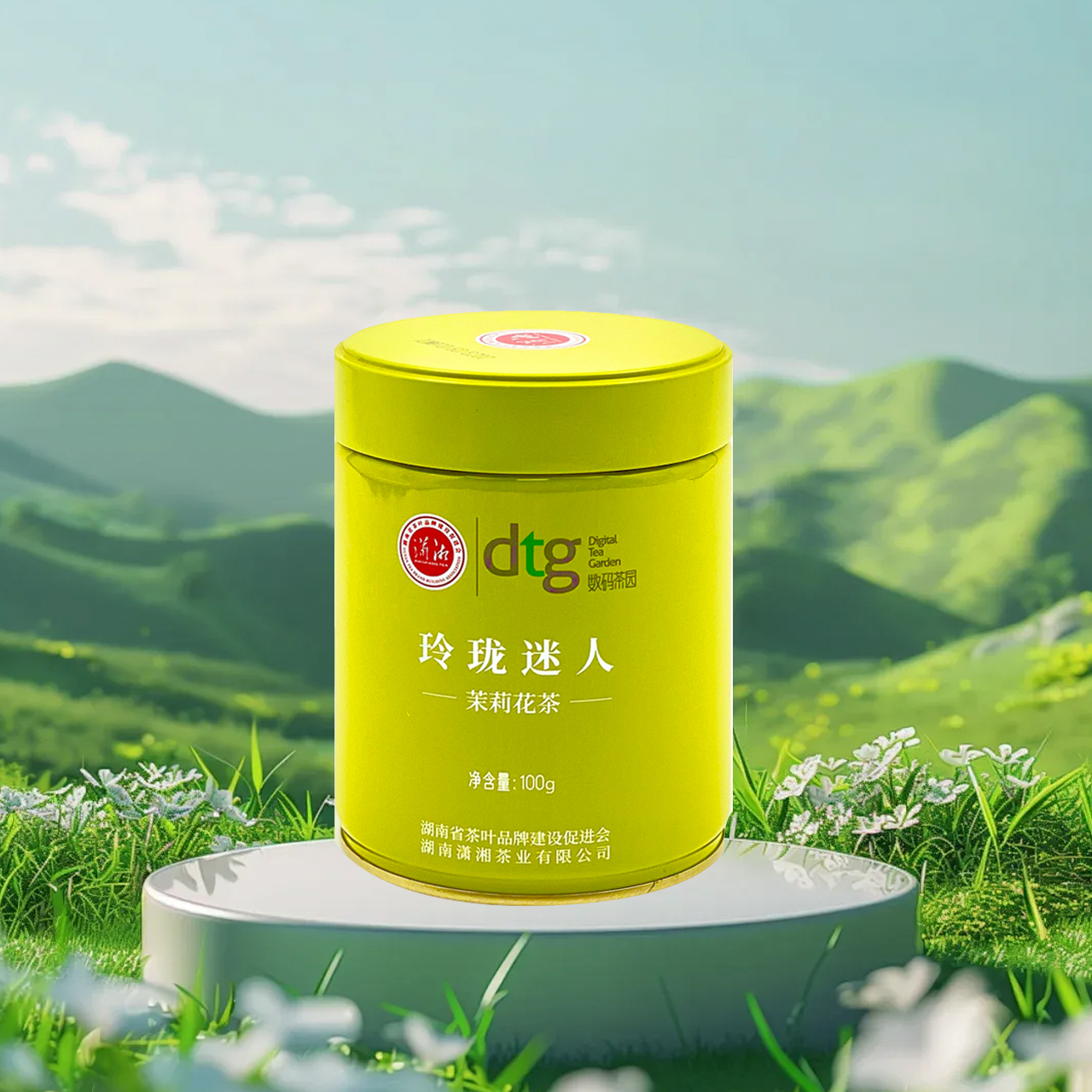 数码茶园牌玲珑迷人100g 罐高清大图