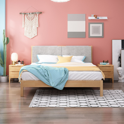 海善家北欧实木床