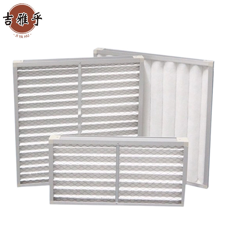 吉雅乎 G4初效板式过滤器 F7中效袋式中央空调出风口 595*595*650*6P /套高清大图