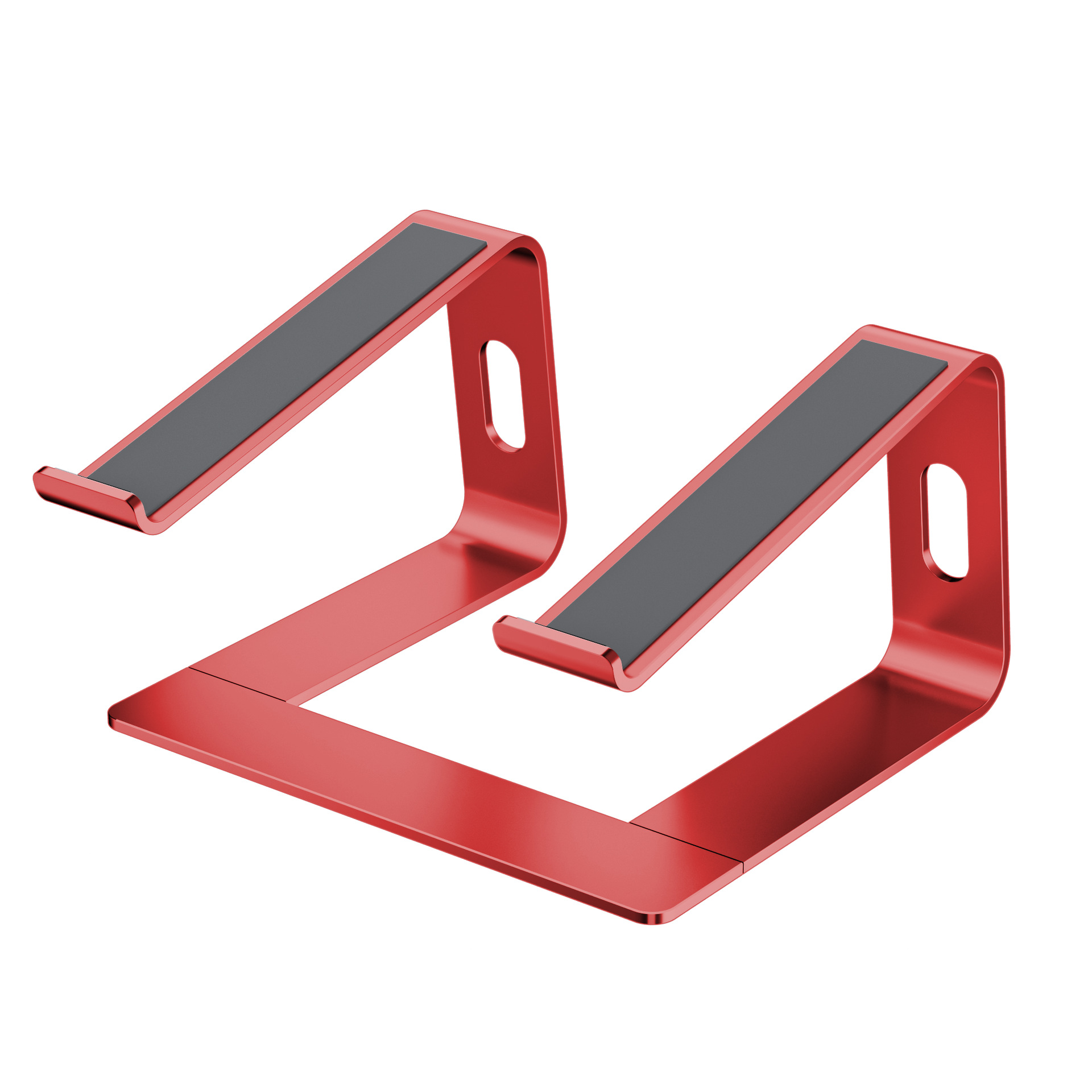 籁美达 Z1笔记本电脑支架笔记本电脑铝合金散热支架手提电脑增高支撑架 260*224*150mm 黑色高清大图