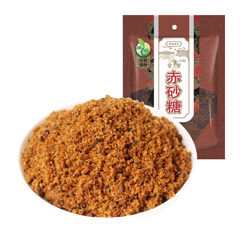 禾煜 赤砂糖280g/袋 手工老红糖大姨妈土红糖粉块调味